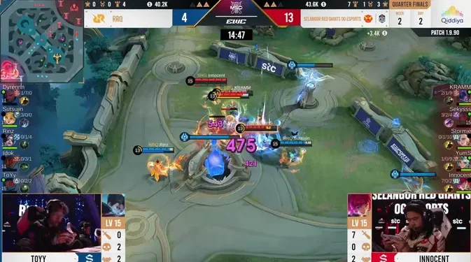 Hasil MSC x EWC 2025 31 Juli RRQ Hoshi Kalah dari Selangor Red Giants