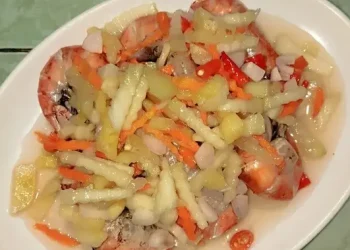 Resep Udang Goreng Siram Acar Segar Bikin Merem Melek