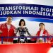 Truk Digital Kemkomdigi di Karnaval HUT RI ke-80 dengan Robot AI dan Satelit SATRIA-1