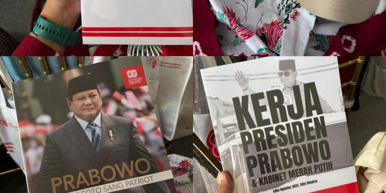 Unboxing Suvenir HUT ke-80 RI di Istana: Payung, Tumbler dan Buku Prabowo
