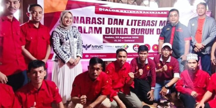 Dosen Universitas MNC dan DPC FPBN Barru Selenggarakan Dialog Ketenagakerjaan