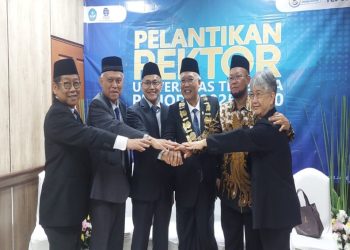 Rektor UT Periode 2025–2030 Dilantik Prof. Dr. Ali Muktiyanto