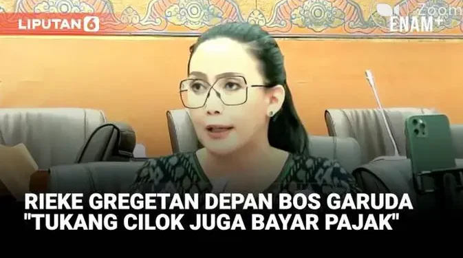Menohok Rieke Oneng PDIP ke Bos Garuda dan Angkasa Pura: Tukang Cilok Kena Pajak