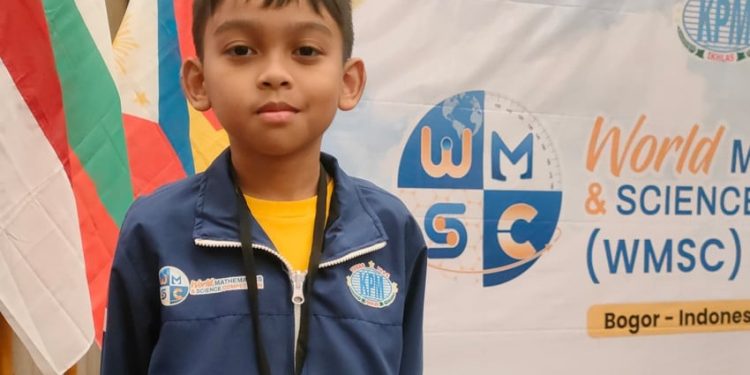 Siswa Kelas 5 SD Sukses Raih Medali Perak di Lomba Matematika Internasional