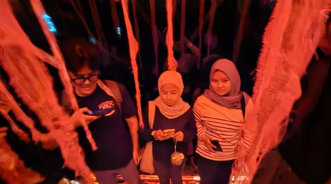 Uji Nyali di Kampung Sunyi Suwirjo, Wahana Rumah Hantu Terbesar di Tangerang