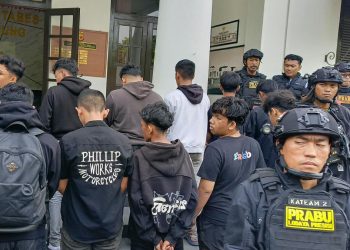 Puluhan Anggota Geng Motor di Bandung Diamankan Polisi Karena Kerap Meresahkan Warga