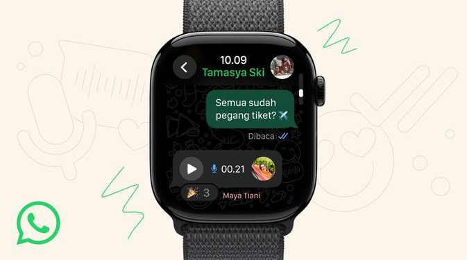Aplikasi Chatting Akhirnya Tersedia di Apple Watch, Berikut Fitur-Fiturnya