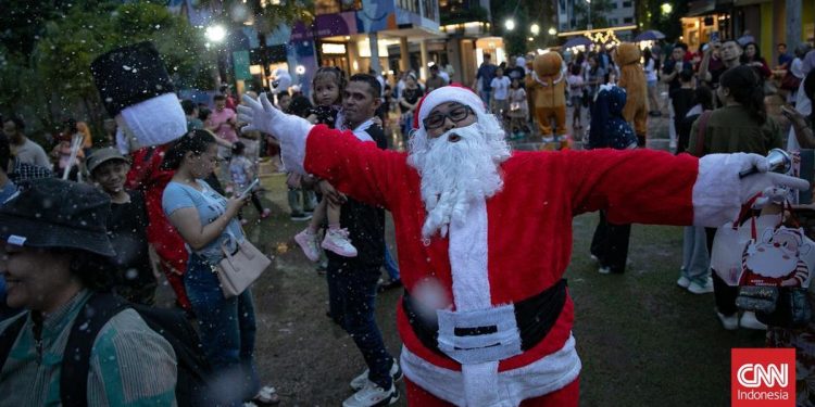 Semarak Natal di Jakarta Menjadi Seperti Negeri Dongeng