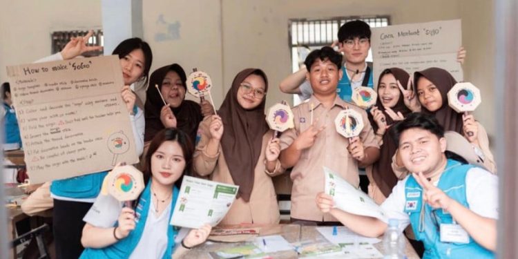 Relawan Perkuat Pendidikan di Cilegon antara Indonesia dan Korea